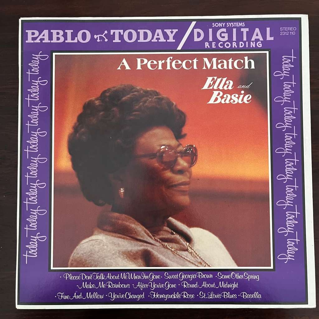 Ella and Basie - A Perfect Match Vinyl LP German Press Pablo Jazz