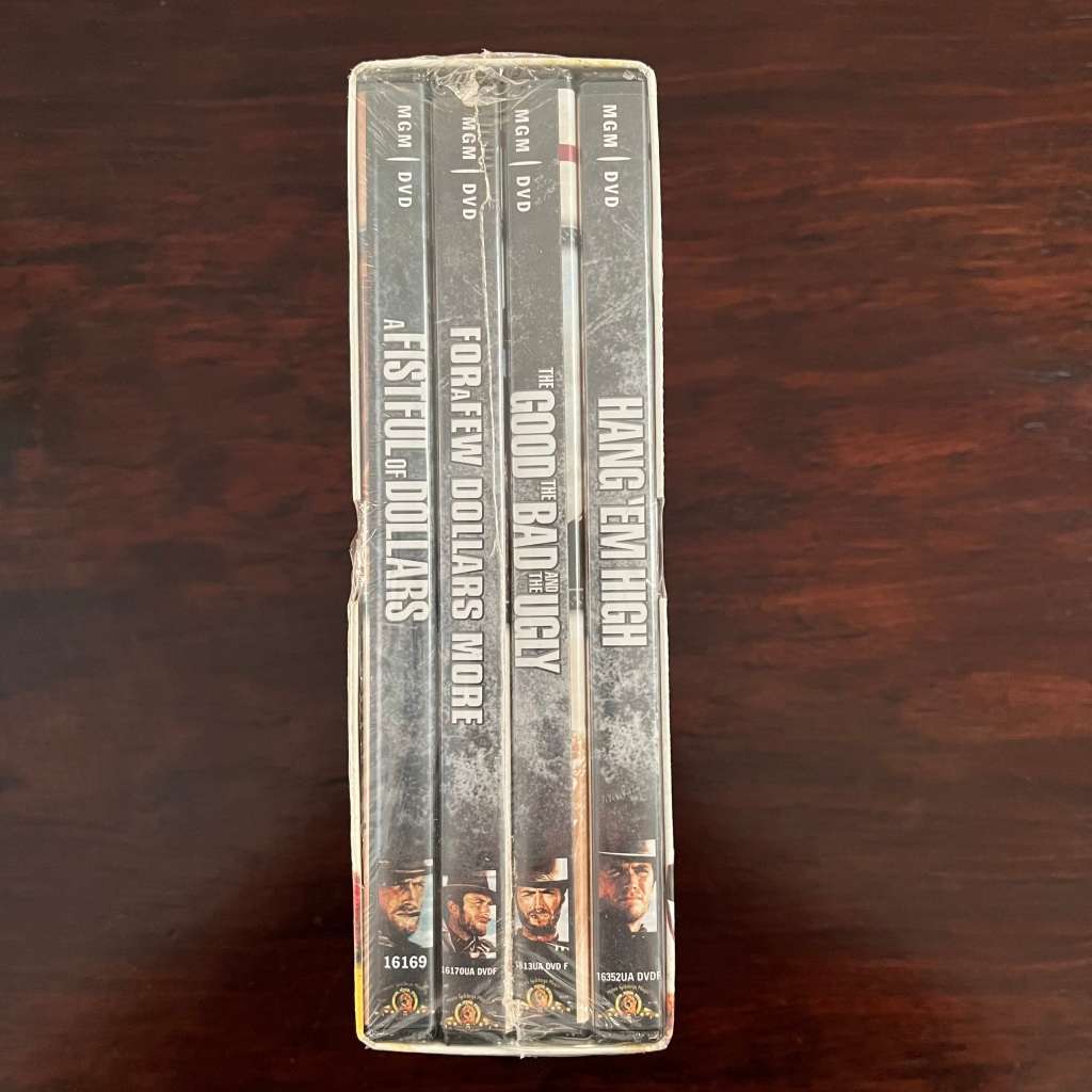 The Sergio Leone Anthology 4DVD Set Good Bad Ugly Fistful Of Dollars New and Sealed