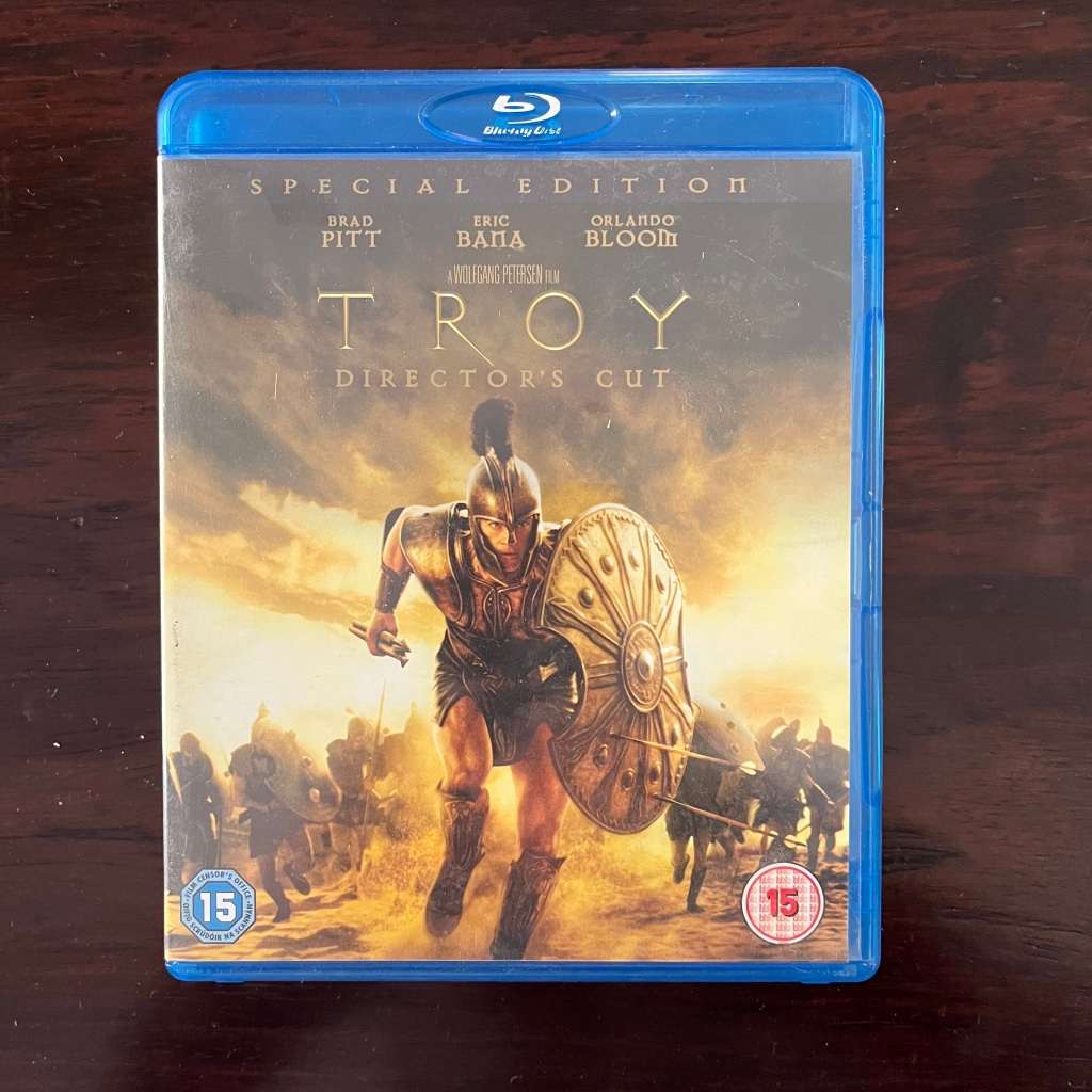 Troy Directors Cut Blu Ray UK Press Import