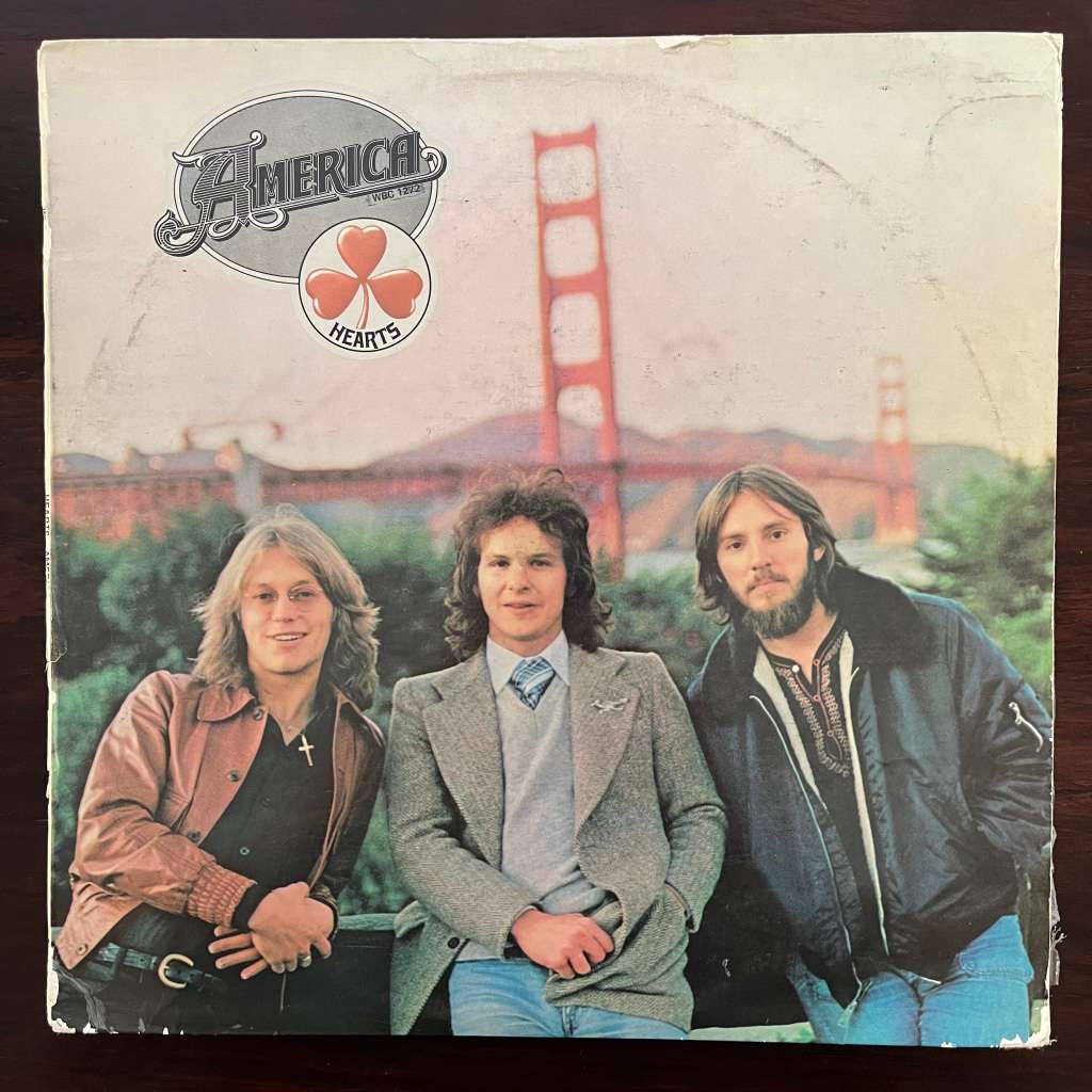 America - Hearts Vinyl LP South African Press