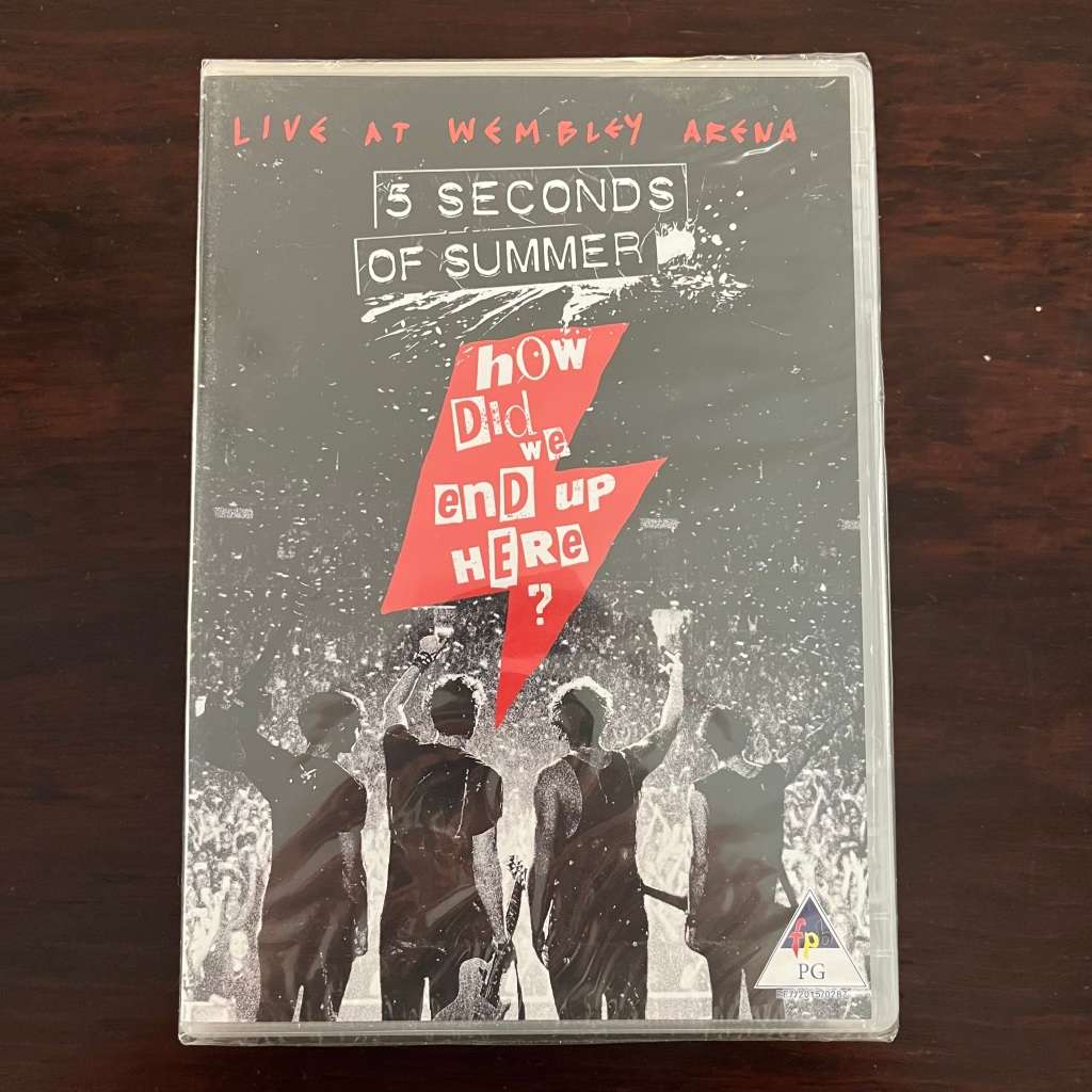 5 Seconds Of Summer - Live at Wembley Arena DVD New and Sealed Import