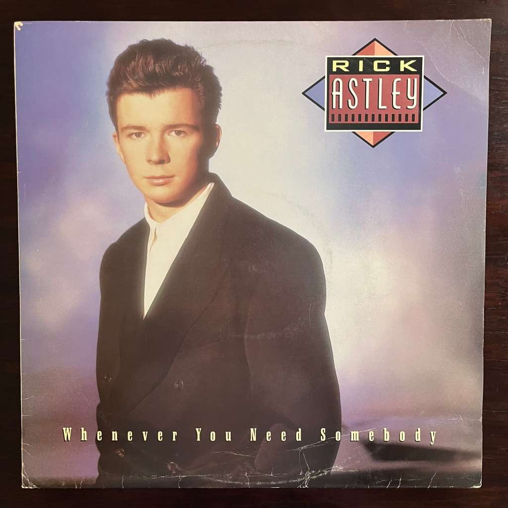 Rick Astley - Whenever You Need Somebody Vinyl LP South African Press