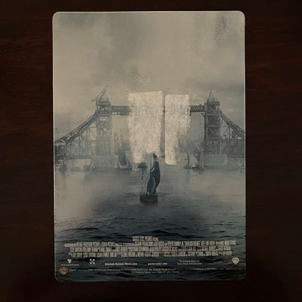 Sherlock Holmes 2DVD Limited Edition Steelbook Robert Downey Jr.