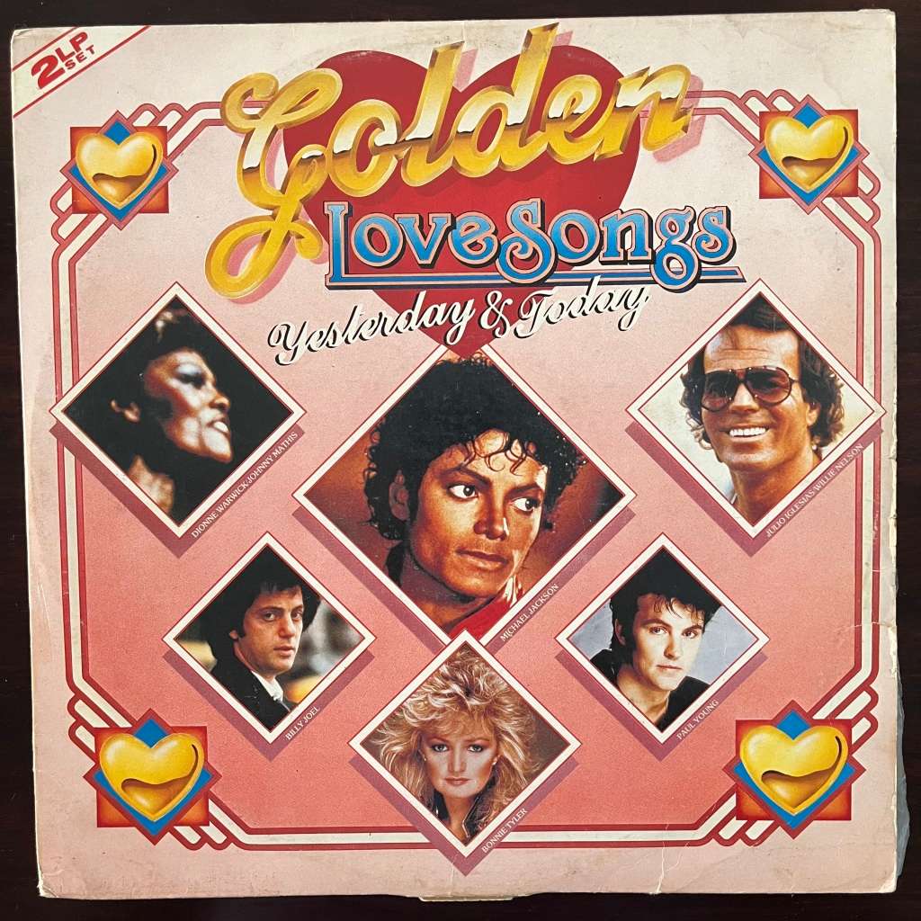 Golden Love Songs Vinyl 2LP Michael Jackson Bonnie Tyler Billy Joel