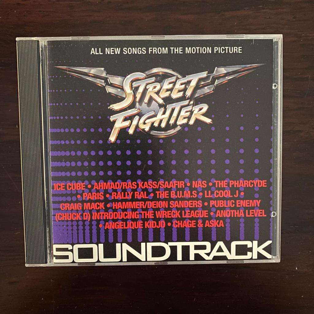 Street Fighter CD Soundtrack Ice Cube NAS LL Cool J Public Enemy