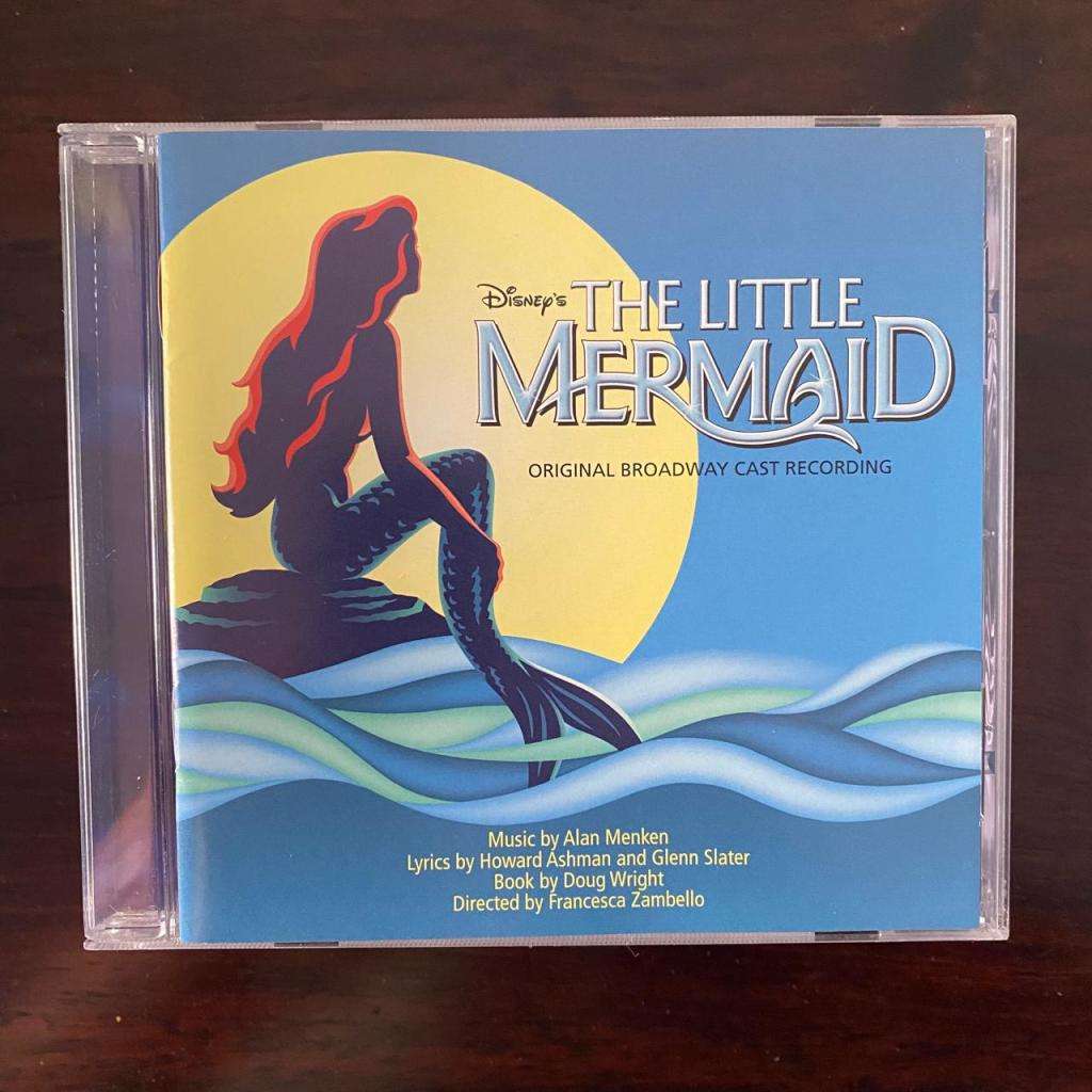 Disney The Little Mermaid CD Broadway Cast Recording CD US Press Import