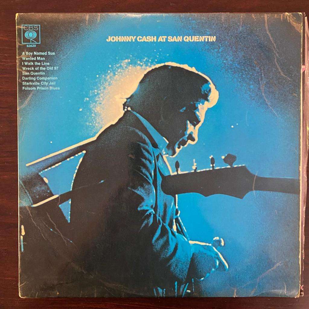 Johnny Cash - Johnny Cash at San Quentin Vinyl LP UK Press