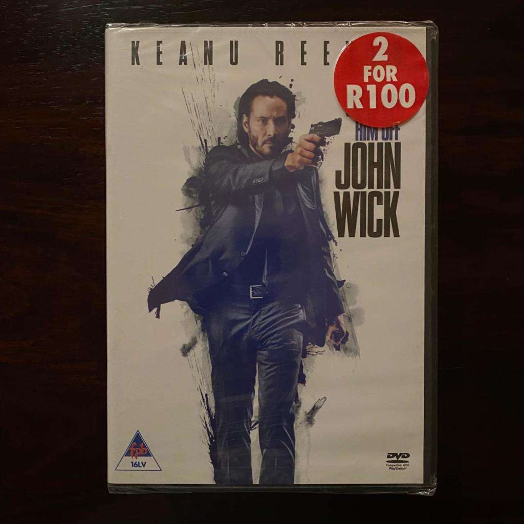 John Wick DVD Keanu Reeves South African Press New and Sealed