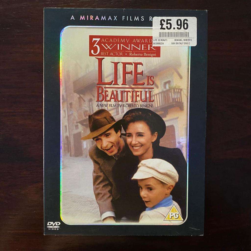 Life Is Beautiful DVD UK Press Slipcase