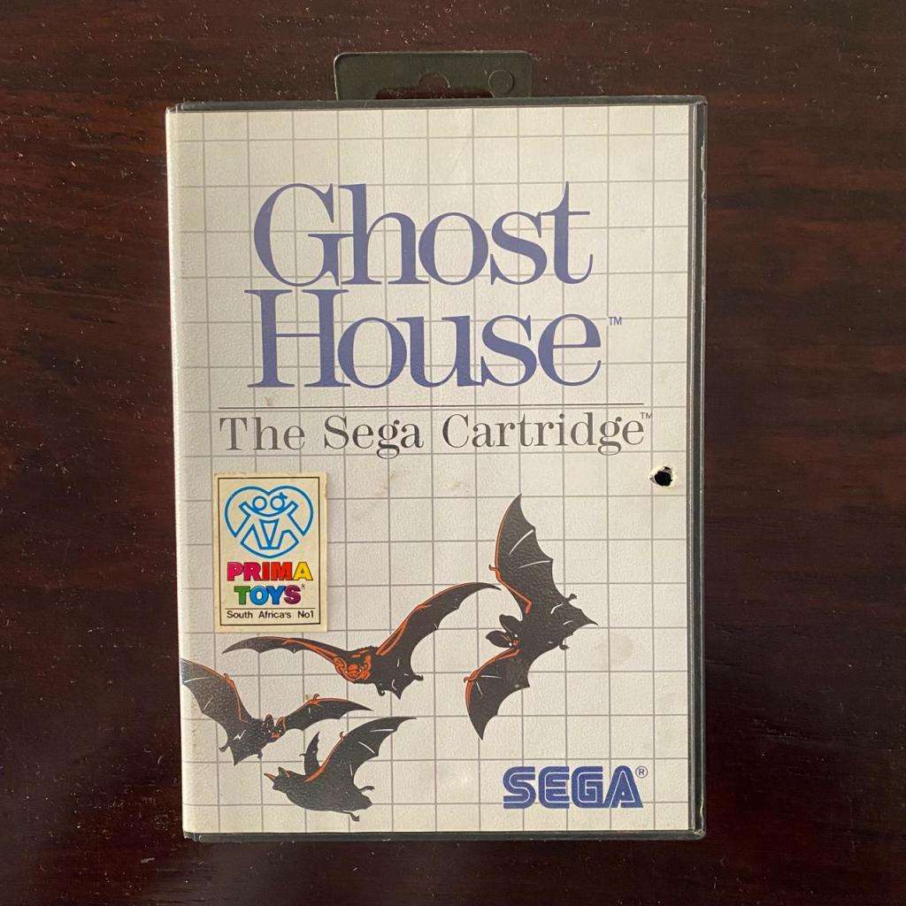 Sega Ghost House Vintage 1980s Game Cartridge