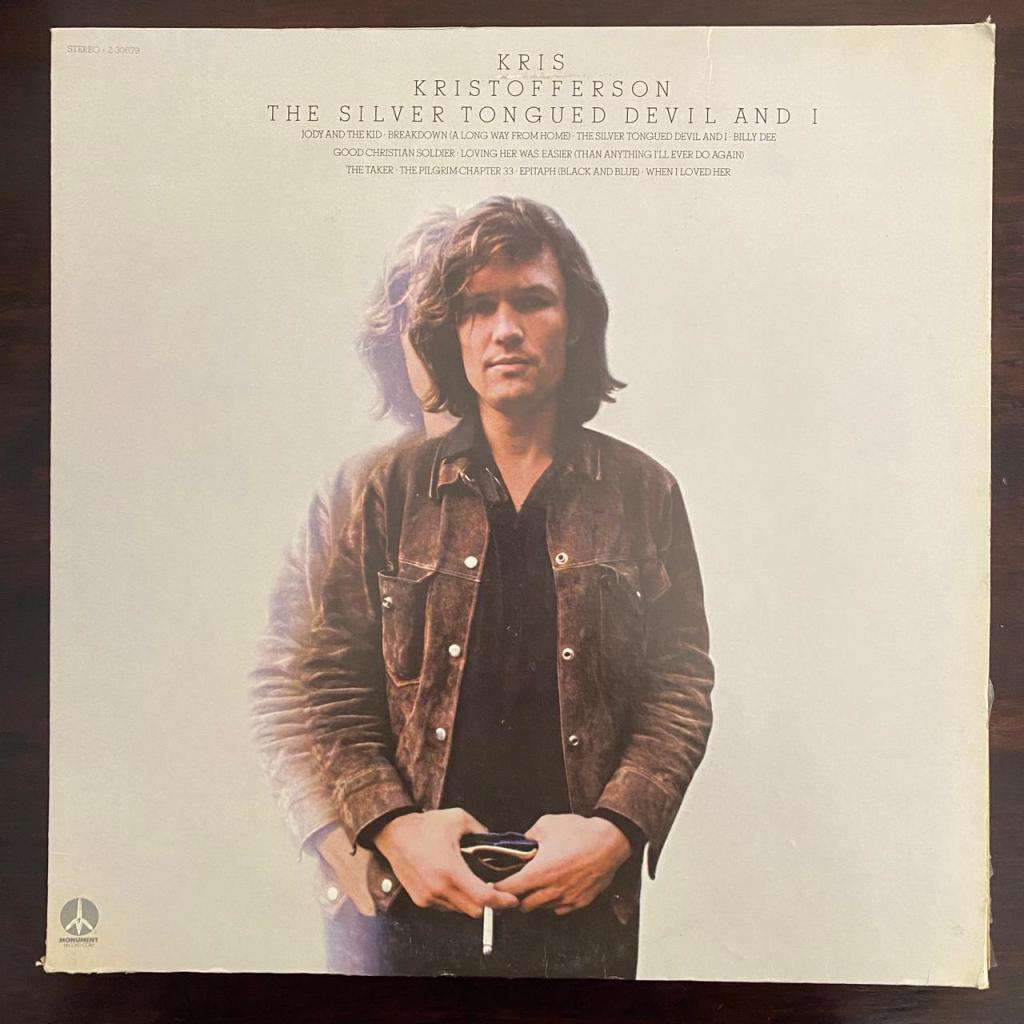 Kris Kristofferson - The Silver Tongues Devil and I Vinyl LP US Press Import