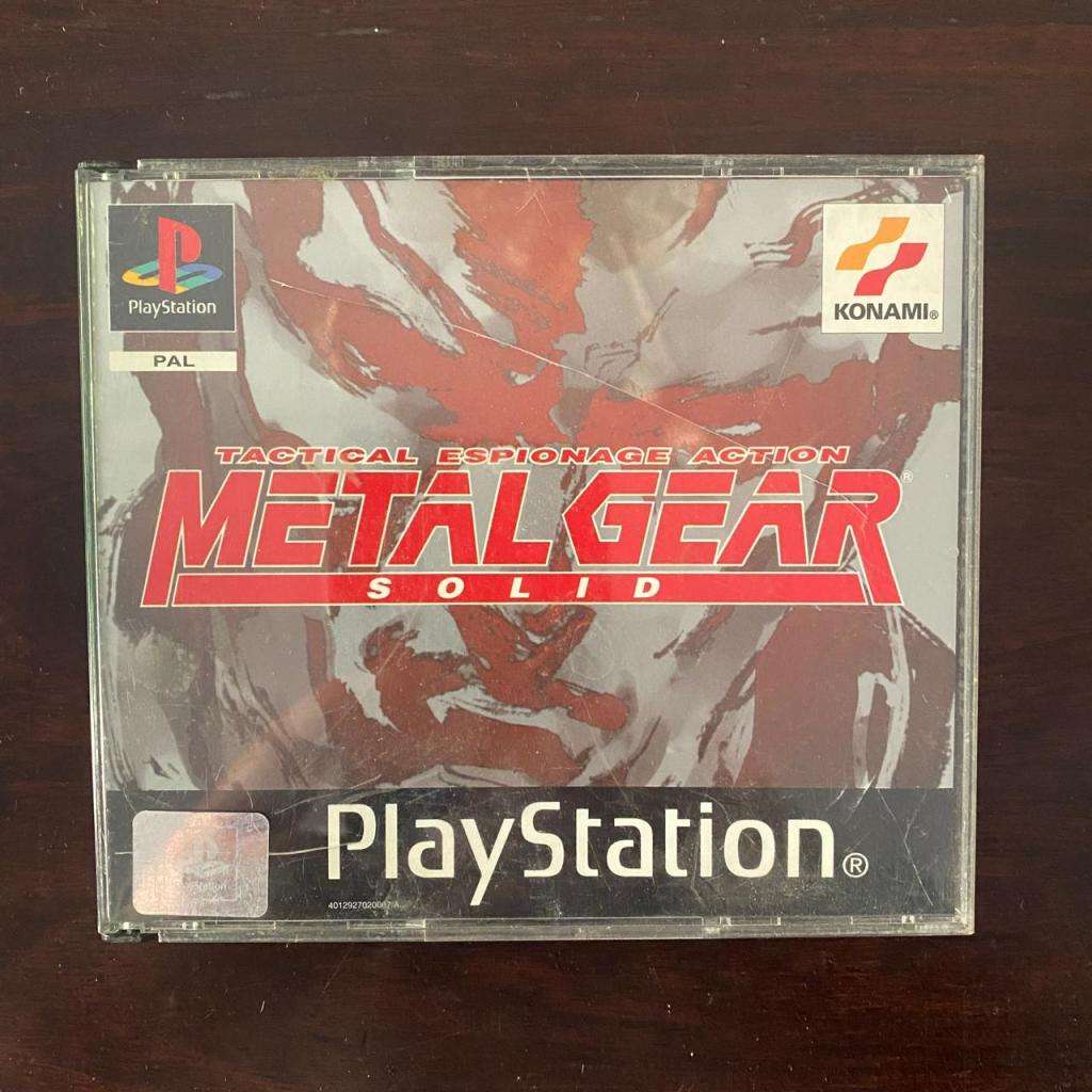 PS1 Metal Gear Solid Import Two Disc