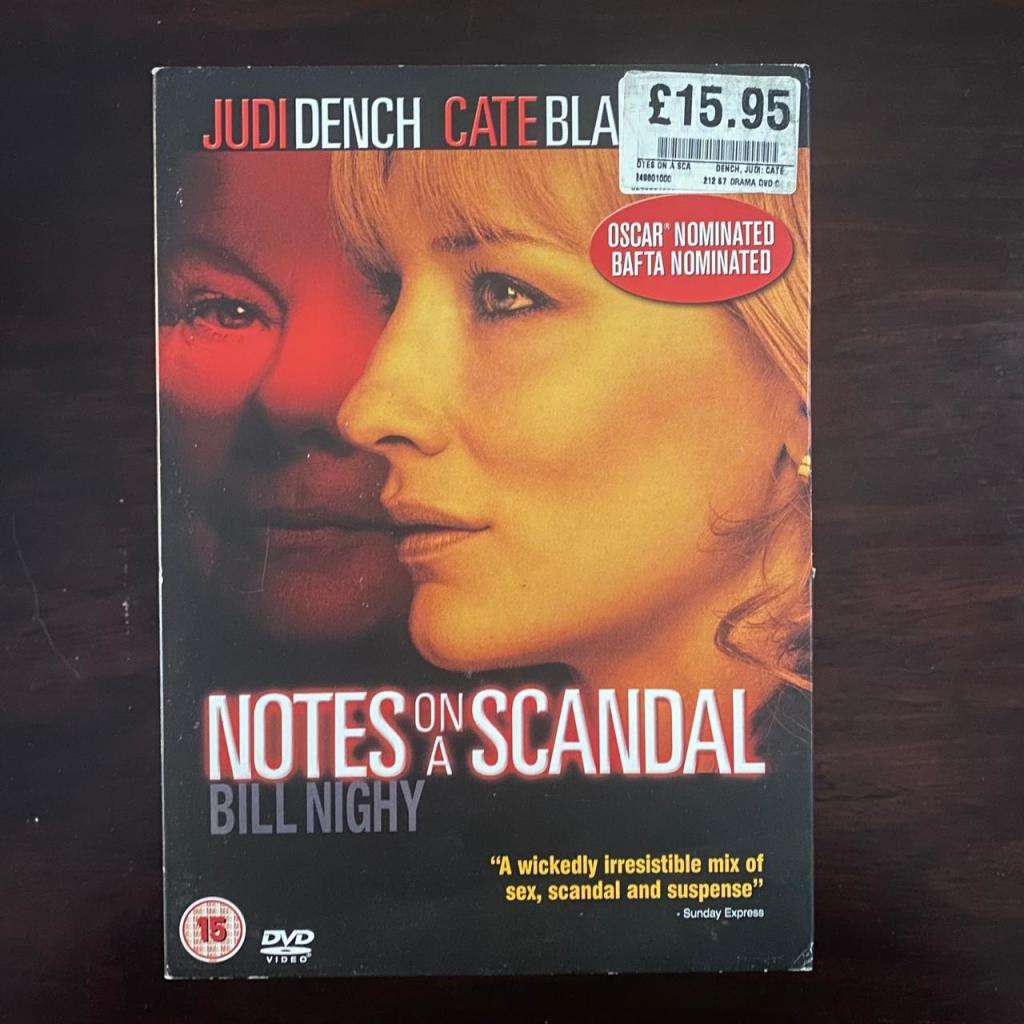 Notes Of A Scandal DVD UK Press Cate Blanchett Judi Dench
