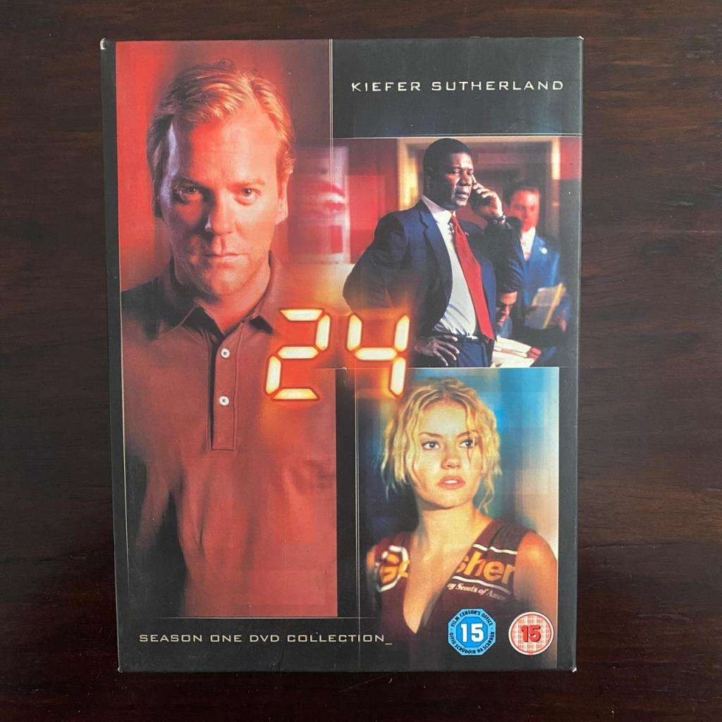 24 Season 1 DVD Collection 6 Disc Set UK Press Import
