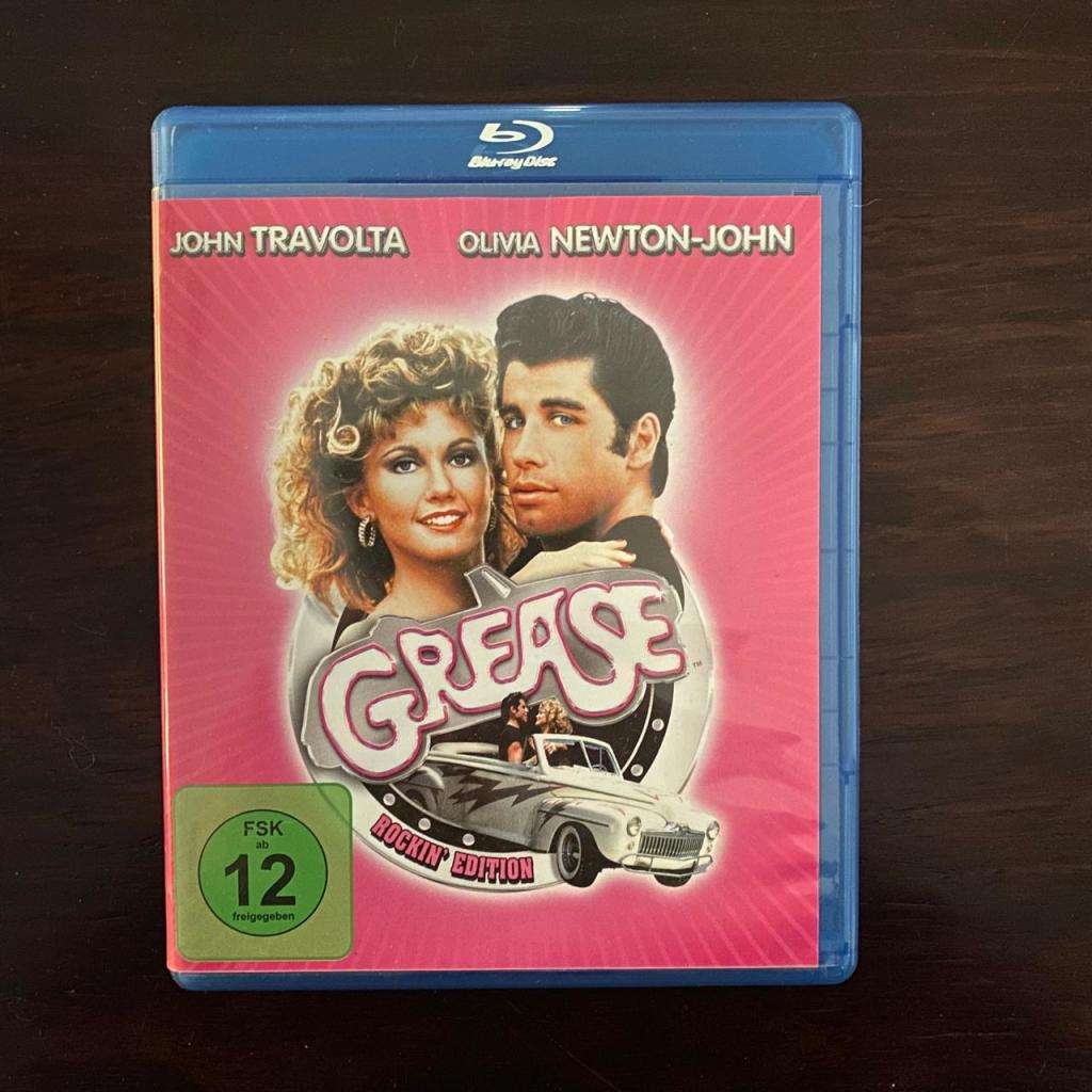 Grease Blu Ray German Press Import