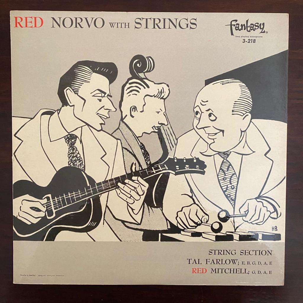 Red Norvo - Red Norvo With Strings Vinyl LP US Press Fantasy Tal Farlow Cool Jazz