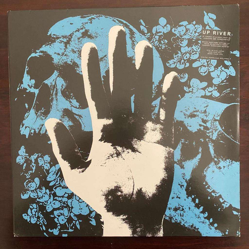 Up River - If There Is A God That Is Judging Me Constantly Vinyl EP Post Hardcore Punk Aqua Colour