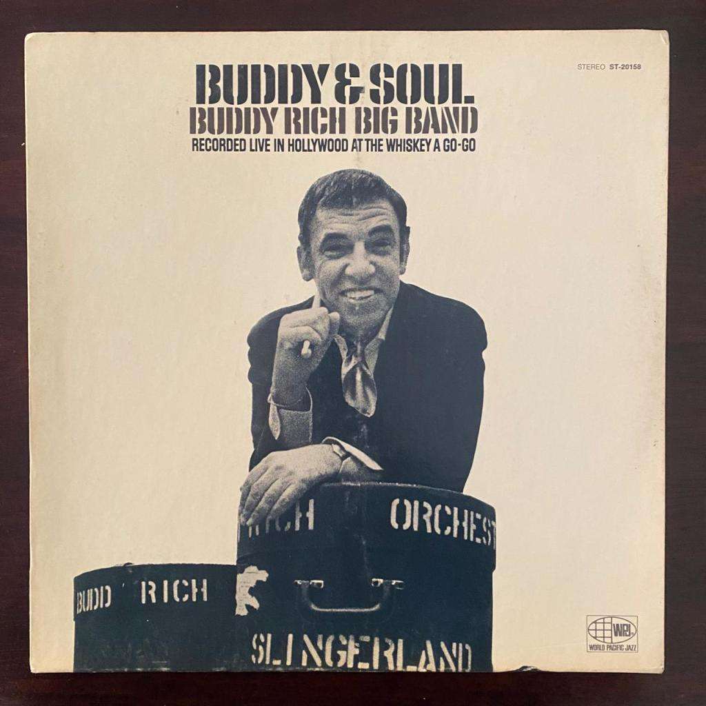 Buddy Rich - Buddy & Soul Live In Hollywood Vinyl LP US Press Pacific Jazz