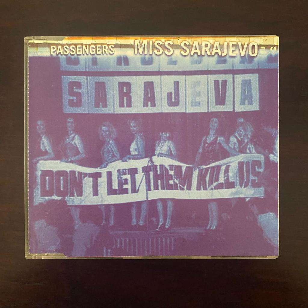 Passengers - Miss Sarajevo CD Single UK Press Import U2 Bono