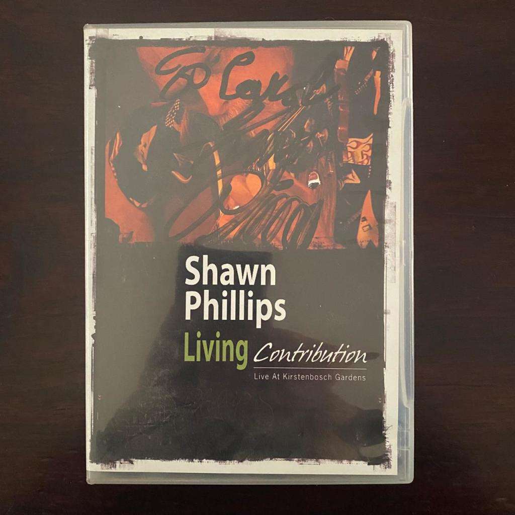 Shawn Phillips - Living Contribution DVD Signed Autographed South African Press