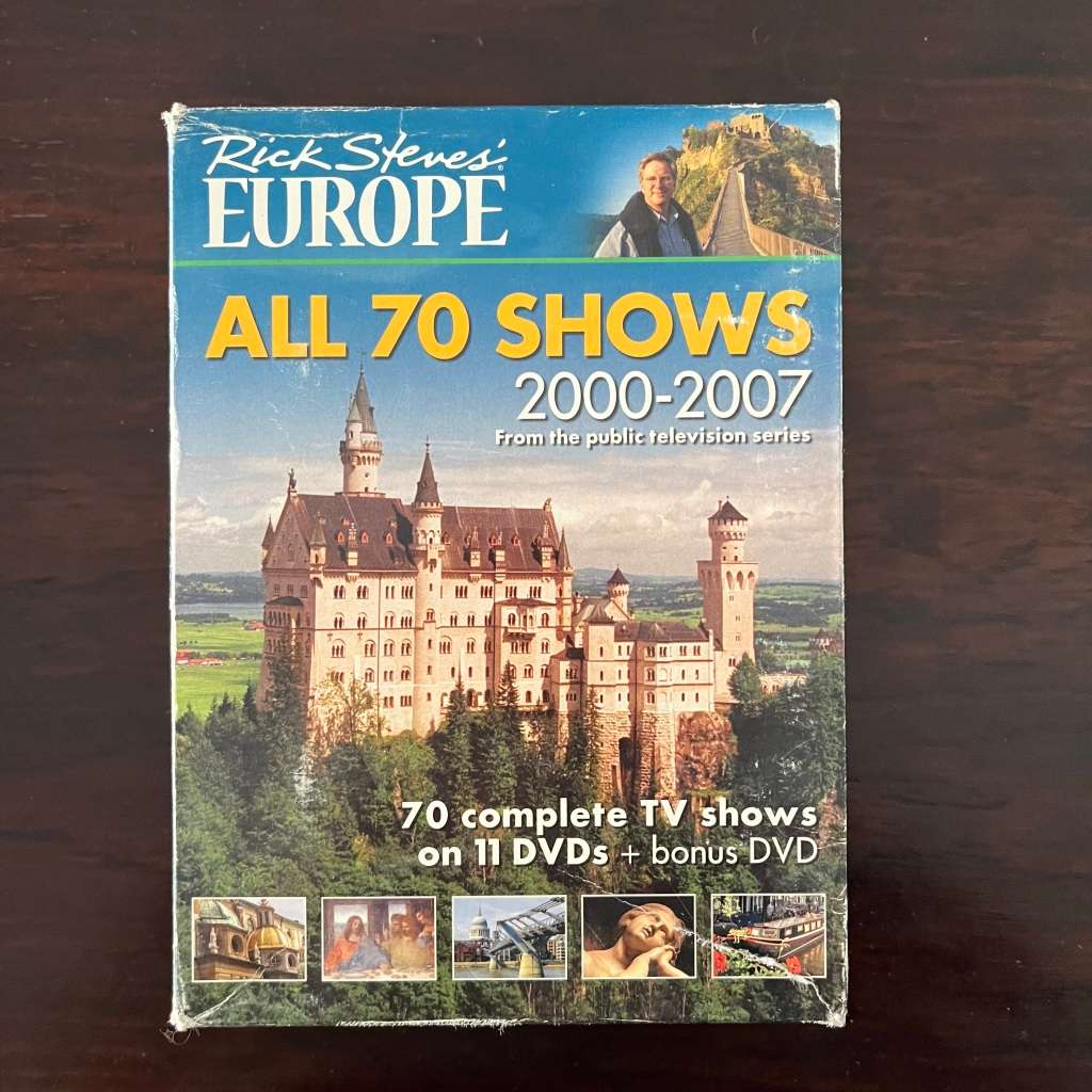 Rick Steve's Europe All 70 Shows on 11 DVDs Boxset