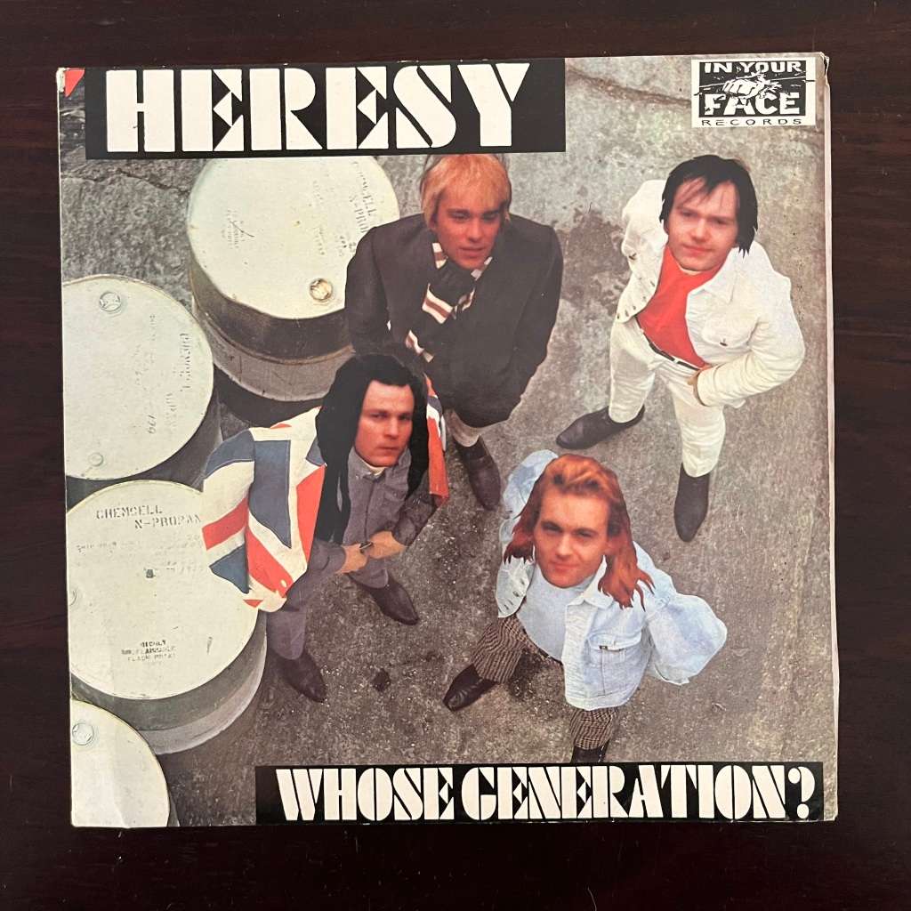 Heresy - Who's Generation Vinyl 7 Inch EP Hardcore Punk