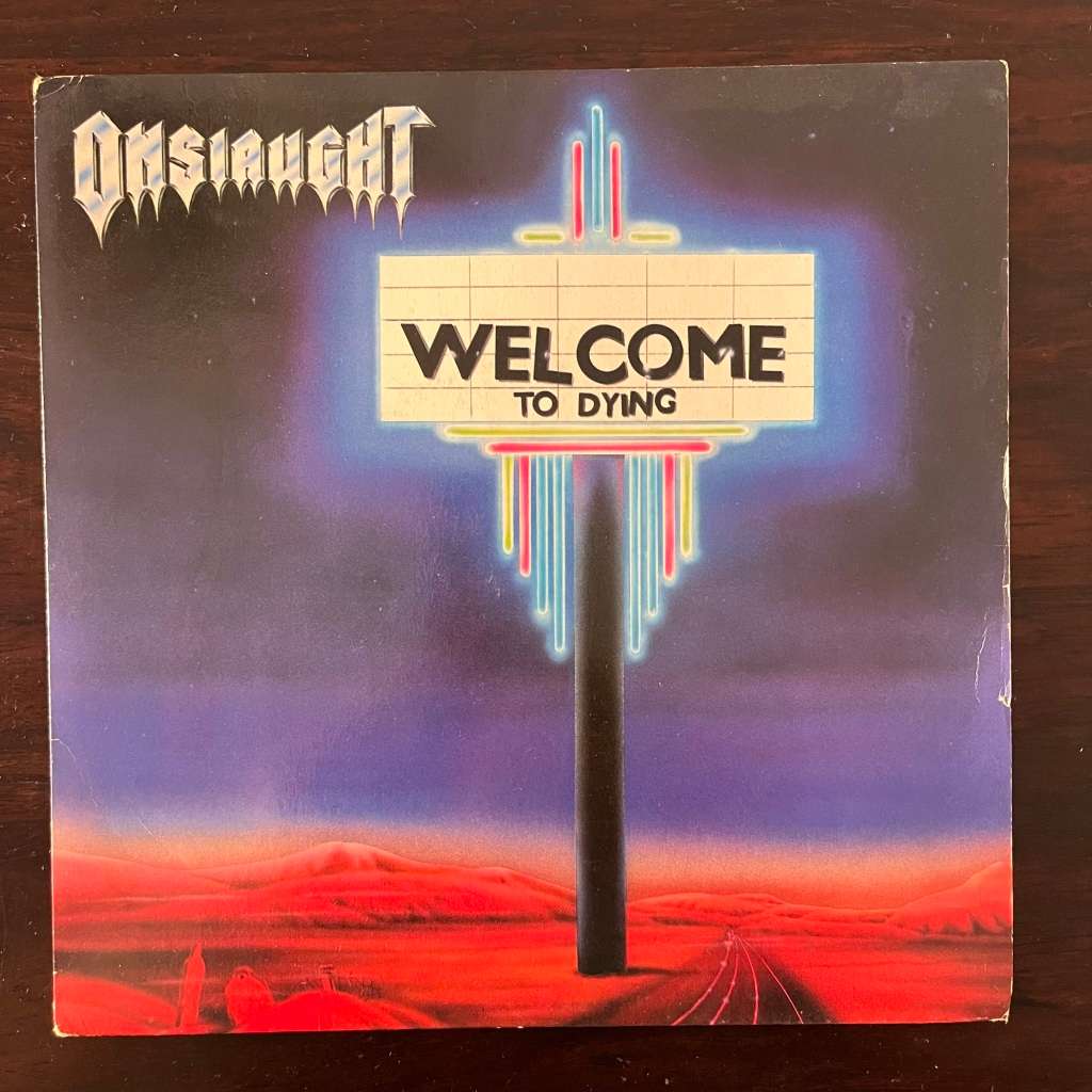 Onslaught - Welcome To Dying Vinyl 7 Inch Single Thrash Metal