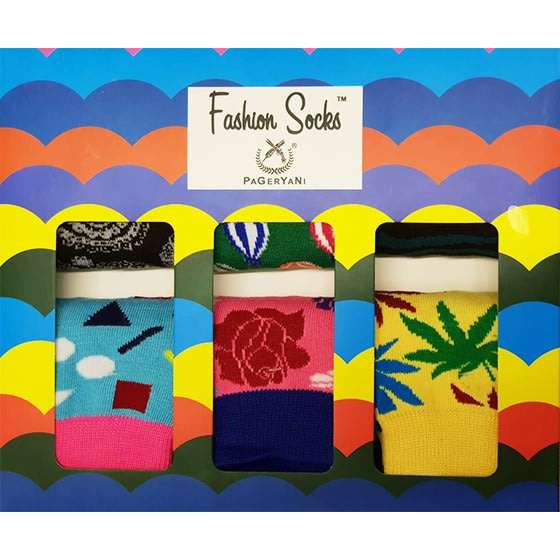 Pageryani Fashion Socks, Set Of 6 Pairs