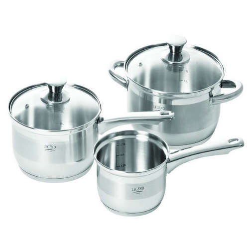 Legend Eurochef 5pc Stainless Steel Cookware Set