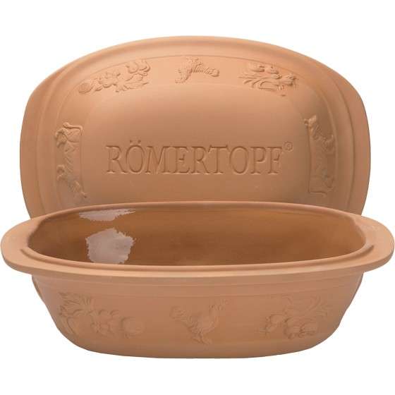 Romertopf Rustico Oval Clay Baker