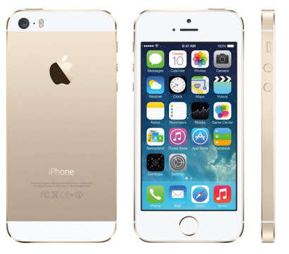 **GOLD APPLE IPHONE 5S 16GB 10/10 W/PLASTICS**