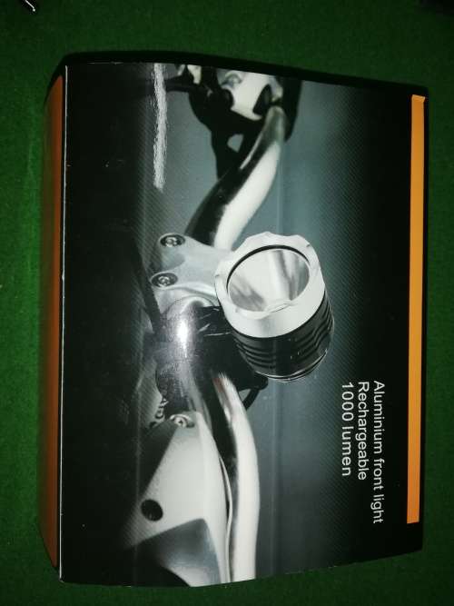 Aluminium front light for bicycle