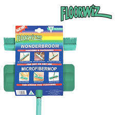 Floorwiz Wonderbroom & Microfibre Mop Set