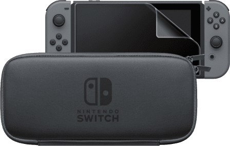 Nintendo Switch Console (Grey) and Nintendo Switch Carrying Case