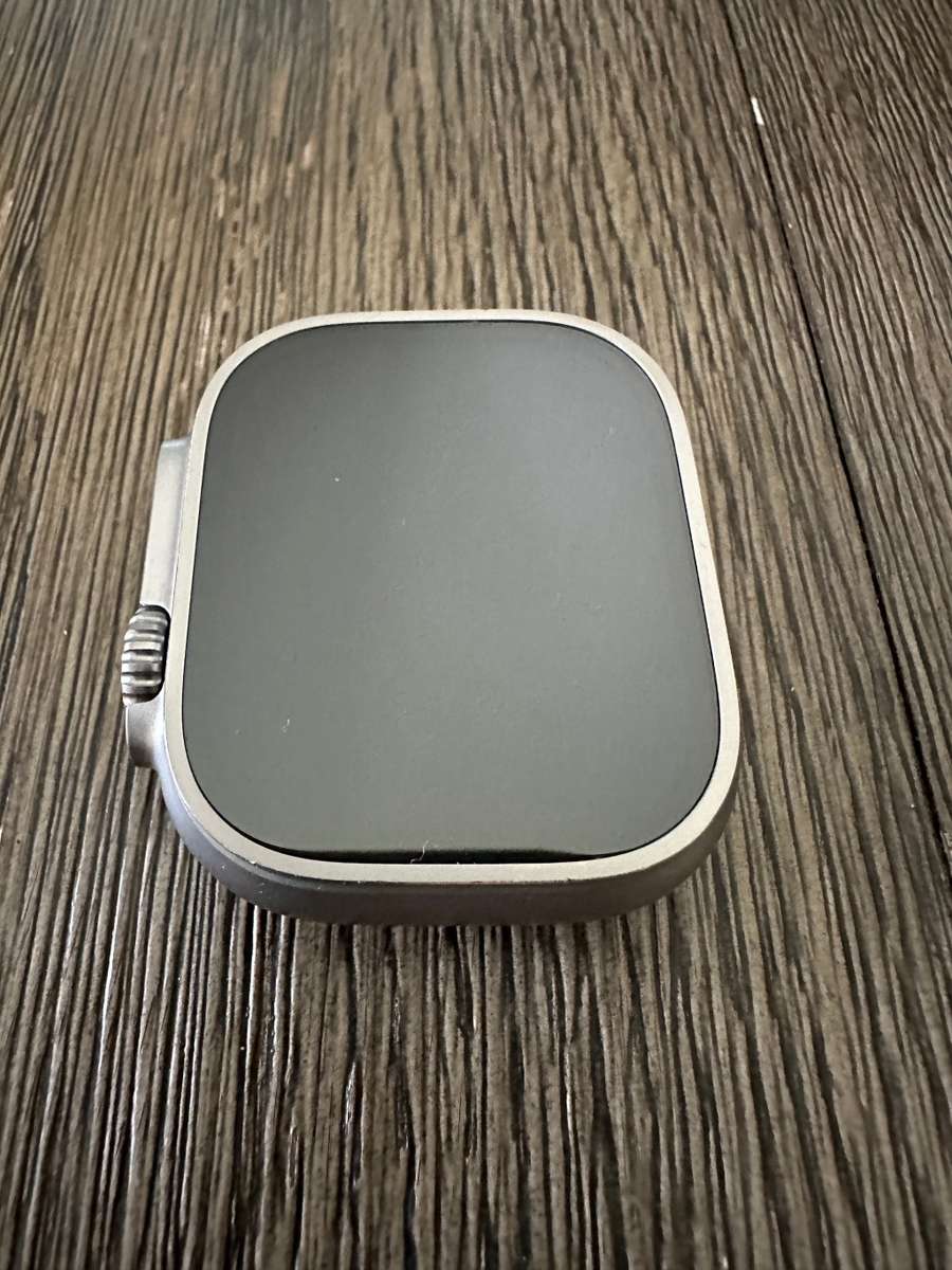 Apple Watch Ultra GPS + Cellular, 49mm Titanium Case with White Ocean Band