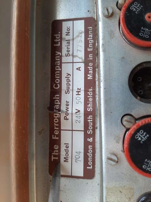 Ferrograph Series 7 reel to reel