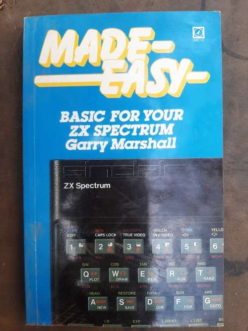 ZX SPECTRUM with tapes and books