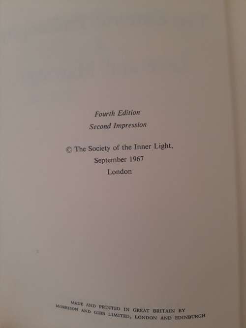 The Esoteric Philosophy of Love and MarriageDion Fortune4th Edition 2nd press