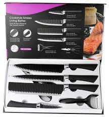 Elegant 6pc Kitchen knife set - in box