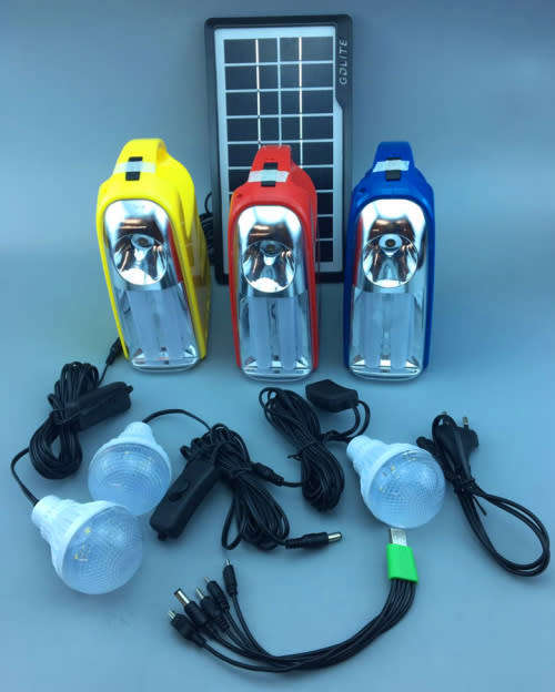 Solar Floodlights System Lighting Kit