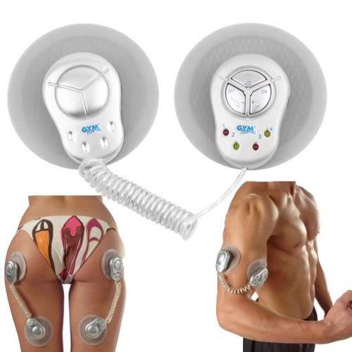 fitness equipment double-head acupuncture and paste massager pulsed small therapy instrument
