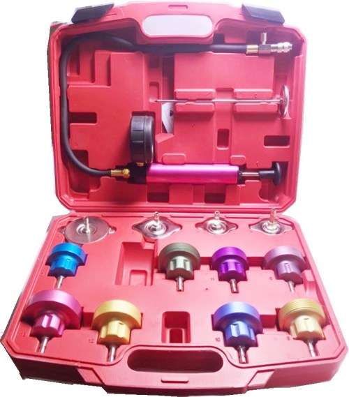 ENG:14pcs master cooling radiator pressure tester with vacuum