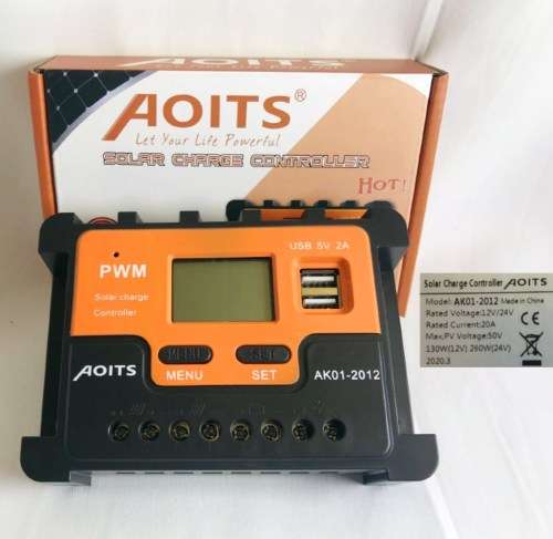 20A Solar Controller AOITS SOLAR Charge controller
