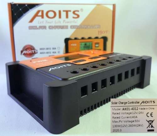40A Solar Controller AOITS SOLAR Charge controller