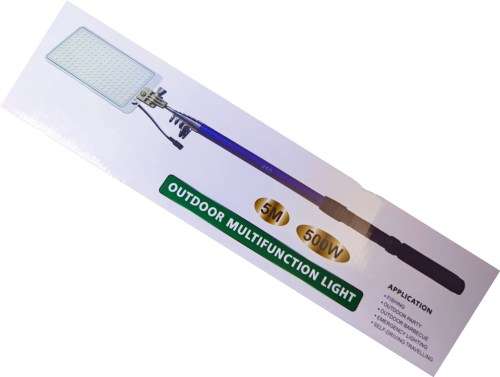 5M 12V 500W outdoor multifunctional camping fishing ground LED emergency light
