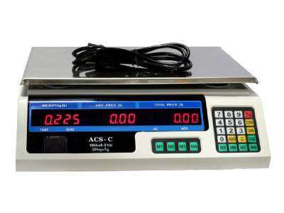 Digital Weight Scale 40KG Price Computing Food Meat Scale Produce