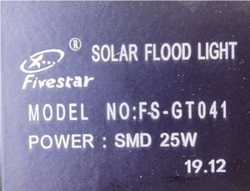 25w Solar LED Flood Light with Remote control Outdoor garden and parking lot lights