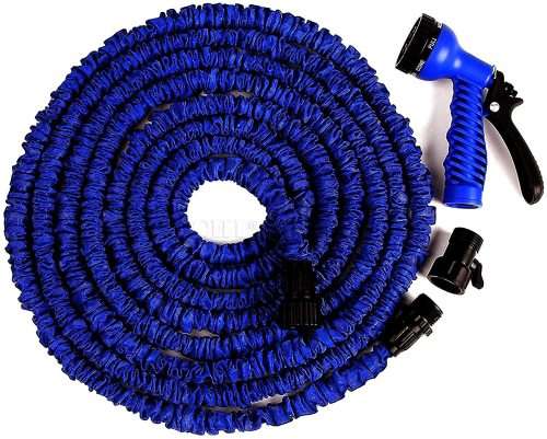 Expandable Magic Hose Flexible Water Pipe Garden DIY Spray Gun 15m 50ft