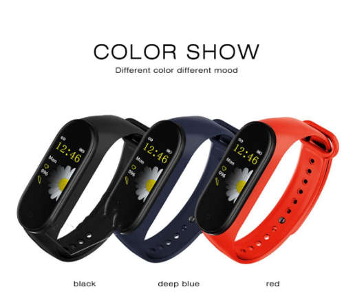 Smart Band Fitness Tracker Sport bracelet Heart Rate Blood Pressure Waterproof Smart Band