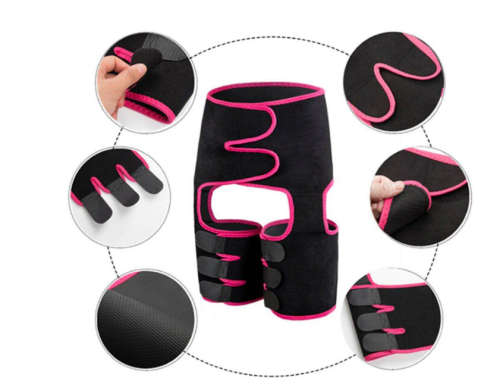 Ad Justable One-piece Waist Band Waist And Thigh Trimmer